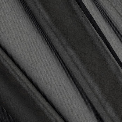 Black Sheer Voile Fabric 118