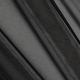 Black Sheer Voile Fabric 118" Wide