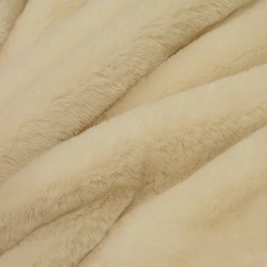 Ivory Rich Minky Bear Fabric