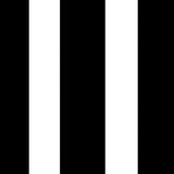 2 Inches White and Black Stripes Poly Cotton Fabric