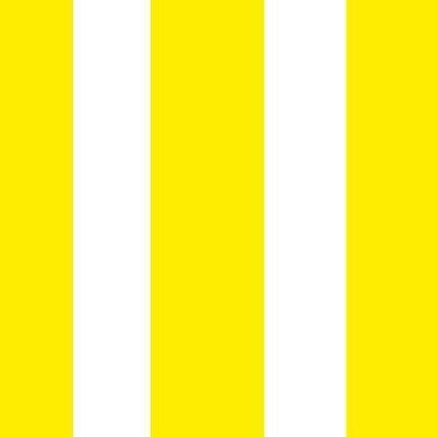 2 Inches White and Yellow Stripes Poly Cotton Fabric