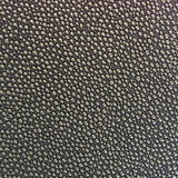 Black Gold Grain Reptile Embossed Vinyl Fabric / 40 Yards Roll