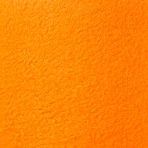 Orange Anti Pill Solid Fleece Fabric / 50 Yards Roll