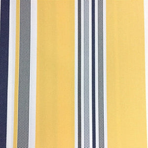 Yellow Multi Stripe Canvas Waterproof Outdoor Fabric