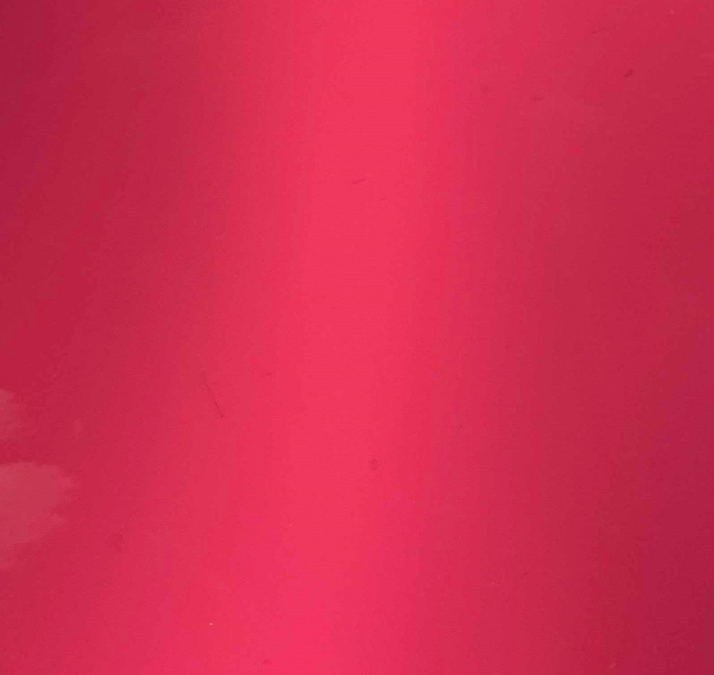 Hot Pink Glossy Faux Leather Upholstery Patent Vinyl Fabric / 40 Yards Roll