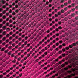 Purple Faux Viper Sopythana Snake Skin Vinyl Fabric