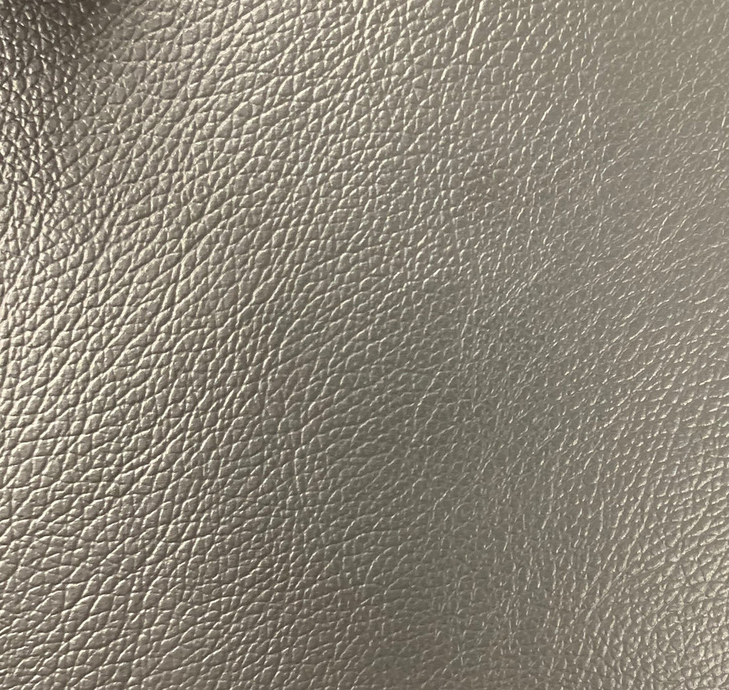 Charcoal 1.0 mm Thickness Soft PVC Faux Leather Vinyl Fabric / 40 Yards Roll