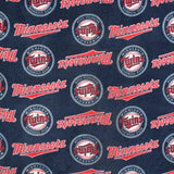 Minnesota Twins Premium MLB Solid Polar Fleece Fabric