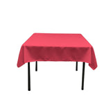 Fuschsia Square Polyester Overlay Tablecloth 60" x 60"
