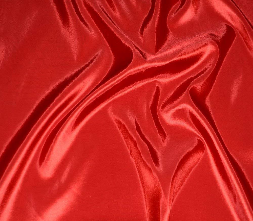Red Taffeta Solid Fabric / 50 Yards Roll