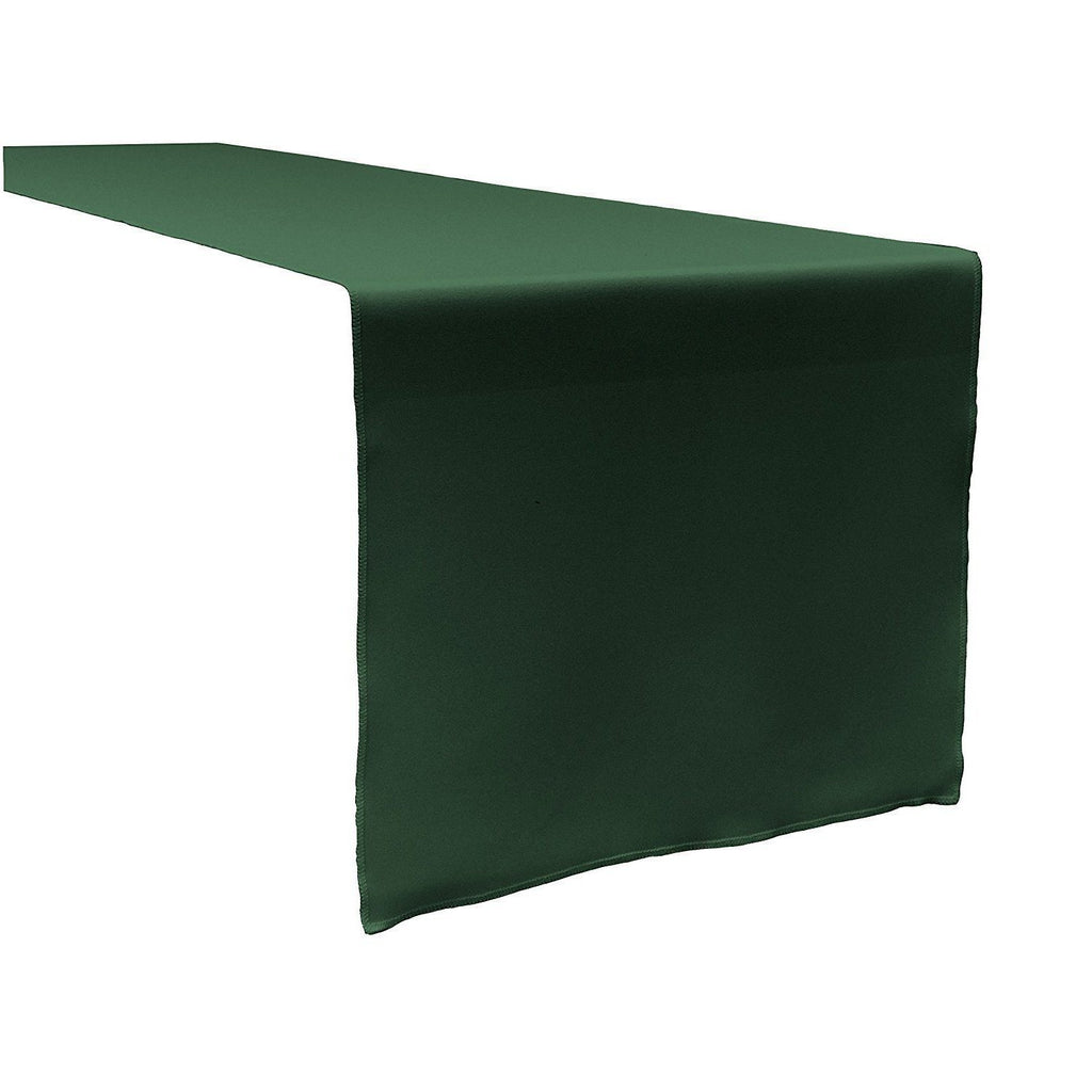 Hunter Green Polyester Table Runner