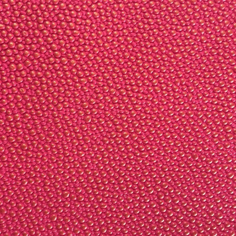 Fuchsia Gold Grain Reptile Embossed Vinyl Fabric
