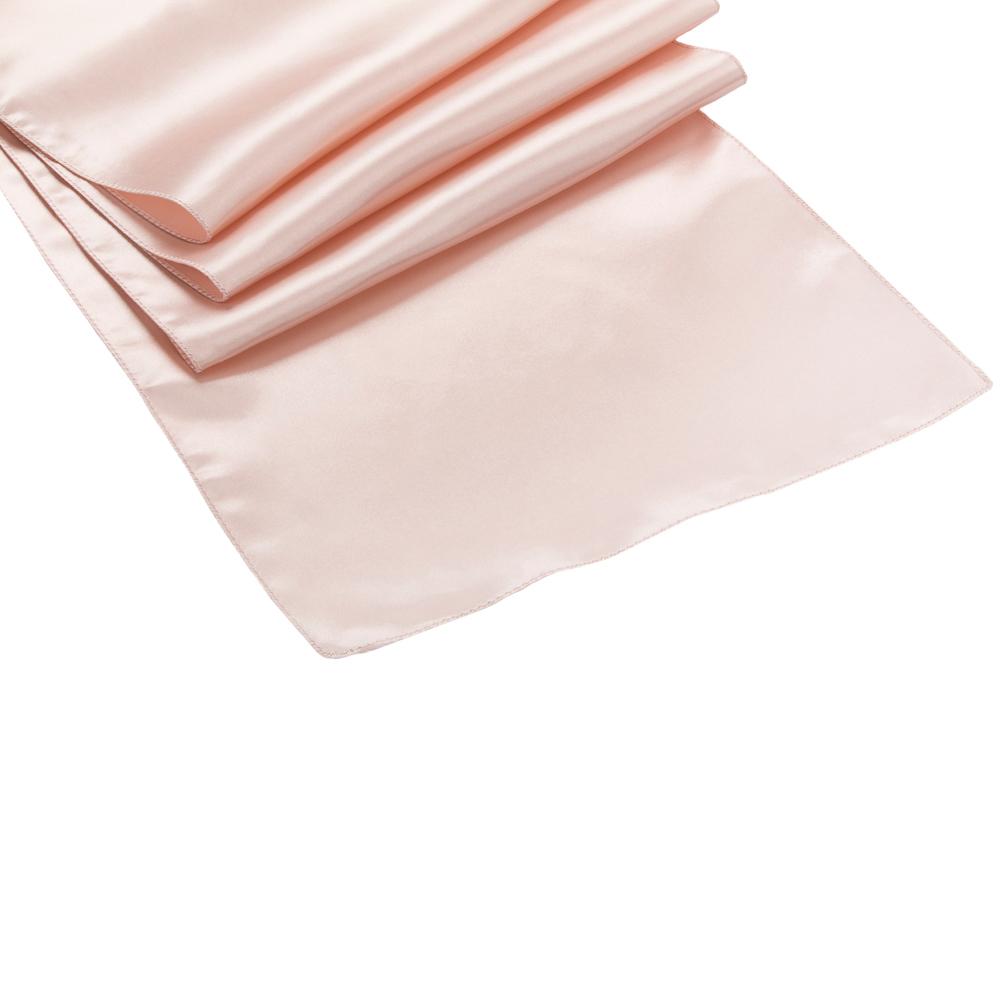 Blush Satin Runner