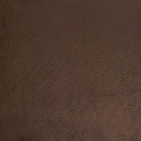 Brown Solid Minky Fabric