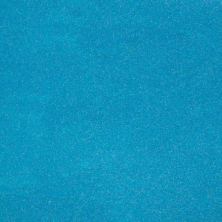 Blue Glitter Sparkle Metallic Faux Fake Leather Vinyl Fabric / 40 Yards Roll