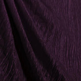 Plum Crushed Taffeta Fabric / 50 Yards Roll