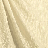 Champagne Crushed Taffeta Fabric / 50 Yards Roll