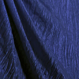 Royal Blue Crushed Taffeta Fabric / 50 Yards Roll