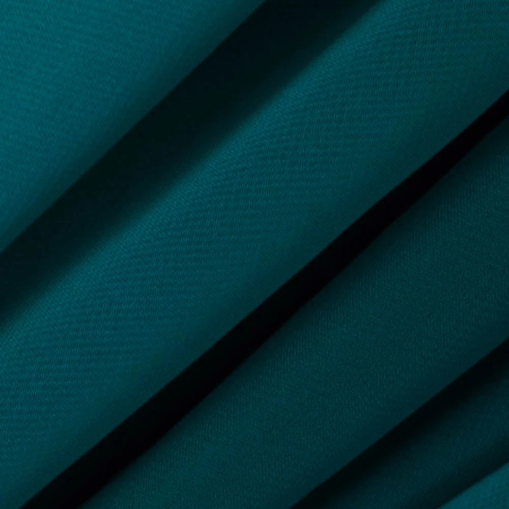 Dark Teal Chiffon Fabric iFabric