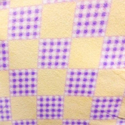 Solid and Checkered Anti Pill Plaid Fleece Fabric