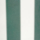 Hunter Green Stripe Canvas Waterproof Outdoor Fabric