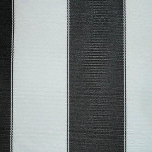 Black White Stripe Canvas Waterproof Outdoor Fabric