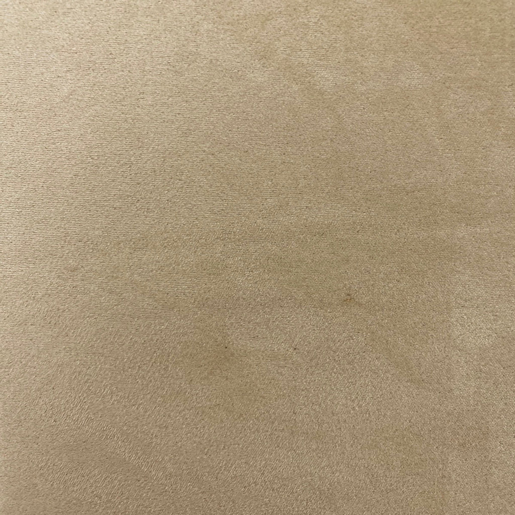 Beige Luxury Stretch Suede Foam Backed Fabric