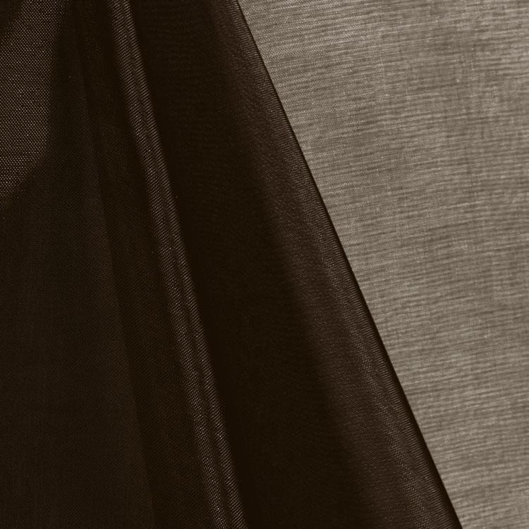 Brown Mirror Organza Fabric
