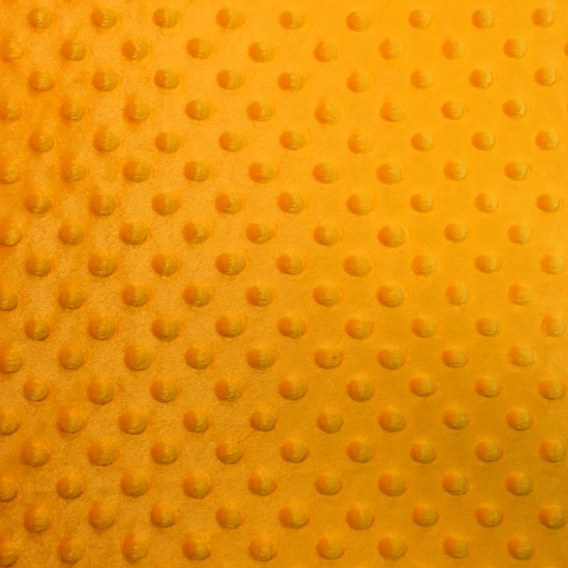 Canary Minky Dimple Dot Fabric