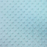 Icy Blue Minky Dimple Dot Fabric