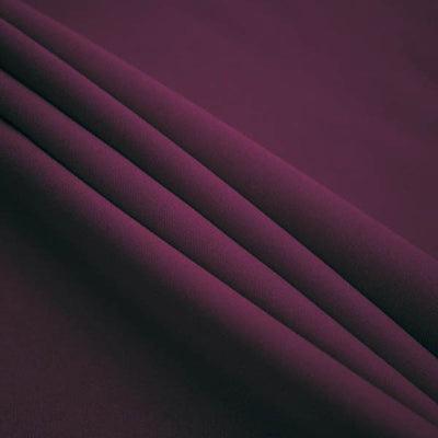 Plum Polyester Poplin Fabric