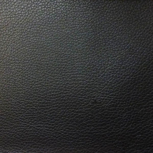 Black 1.2 mm Thickness Soft PVC Faux Leather Vinyl Fabric