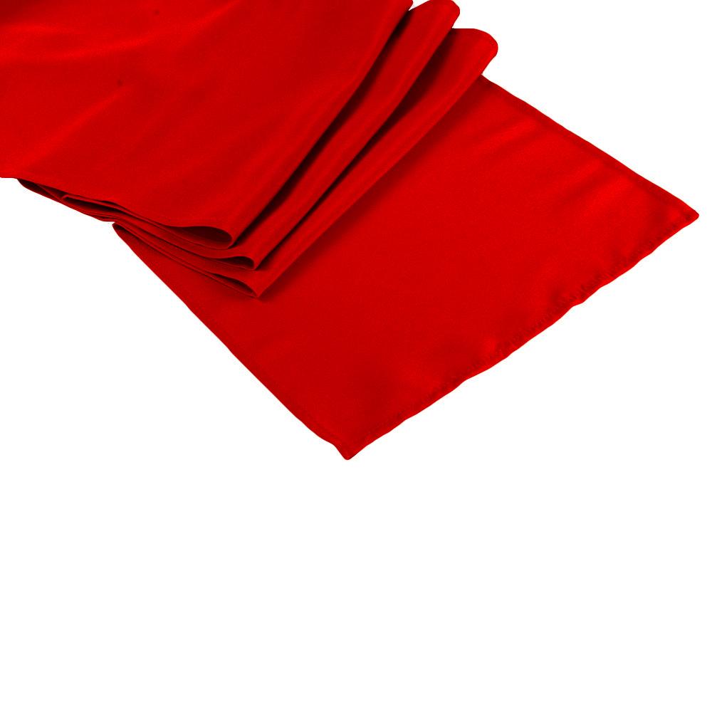Red Polyester Table Runner
