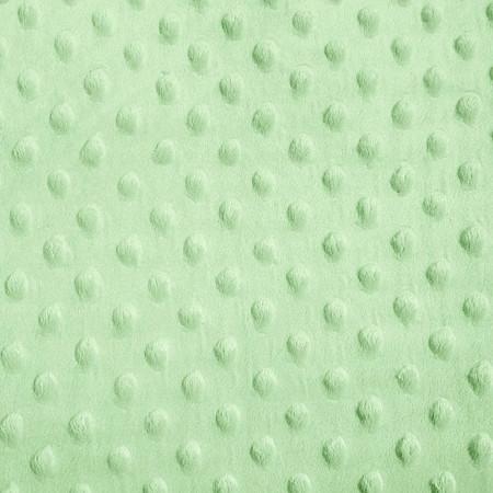 Sage Minky Dimple Dot Fabric