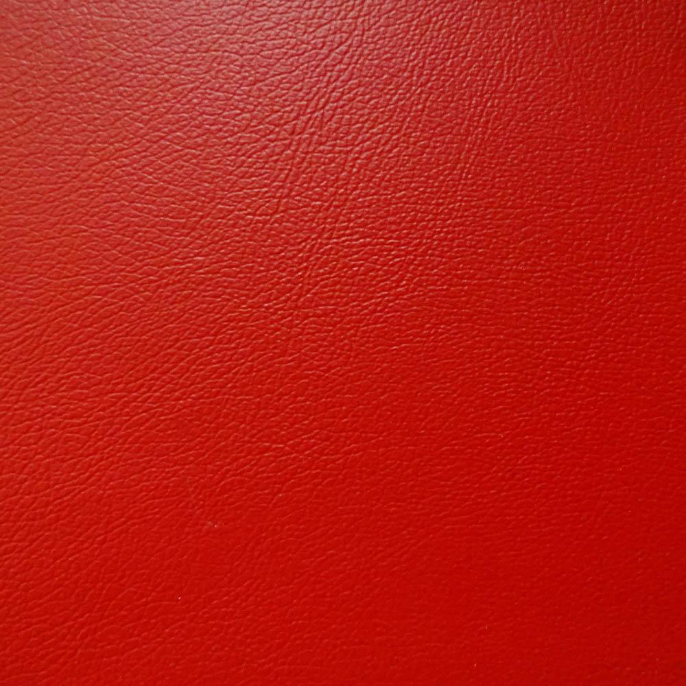 Red 1.0 mm Thickness Soft PVC Faux Leather Vinyl Fabric
