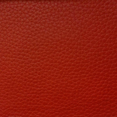 Red 1.0 mm Thickness Textured PVC Faux Leather Vinyl Fabric / 40 Yards Roll
