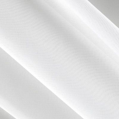 White Sheer Voile Fabric 118