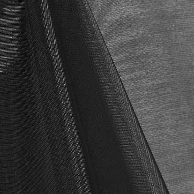 Black Mirror Crystal Organza Fabric / 100 Yards Roll