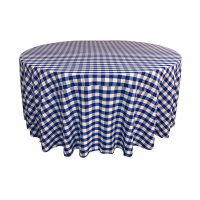 Royal Polyester Checkered Round 132