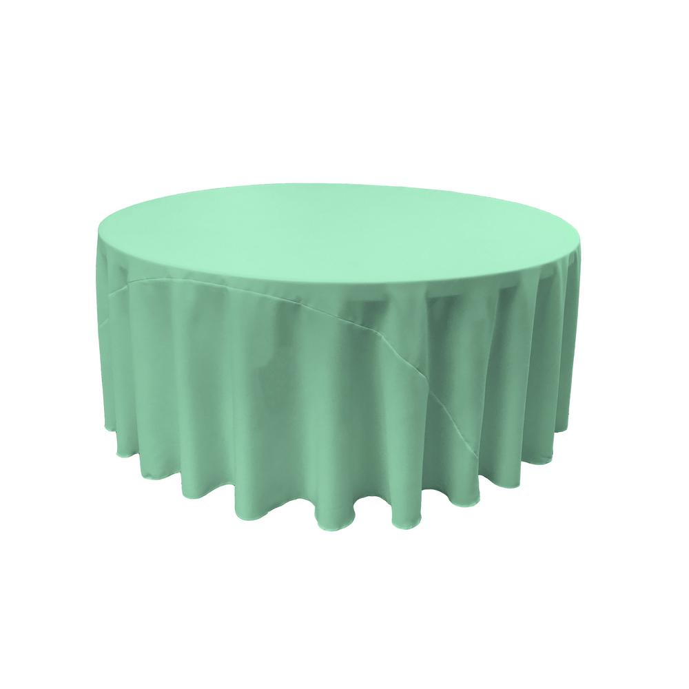 Mint 100% Polyester Round Tablecloth 120"