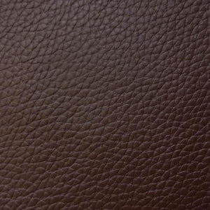 Brown 1.0 mm Thickness Textured PVC Faux Leather Vinyl Fabric / 40 Yards Roll