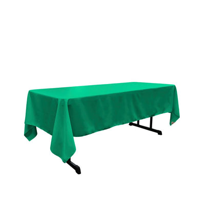 Jade 100% Polyester Rectangular Tablecloth 60