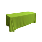 Lime 100% Polyester Rectangular Tablecloth 90" x 132"
