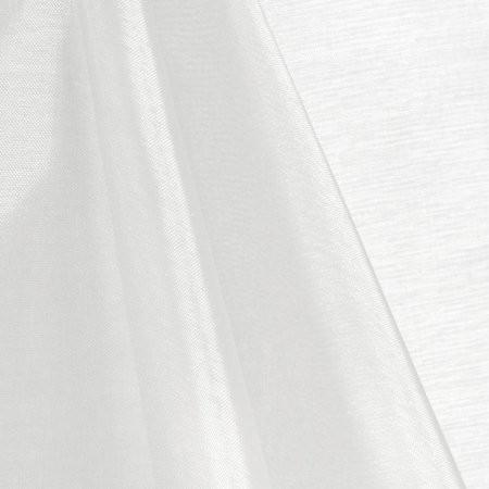 White Mirror Crystal Organza Fabric
