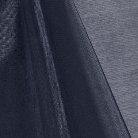 Navy Blue Mirror Crystal Organza Fabric / 100 Yards Roll