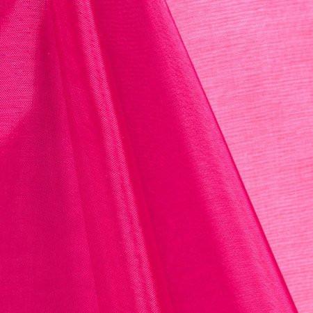 Fuchsia Mirror Crystal Organza Fabric / 100 Yards Roll