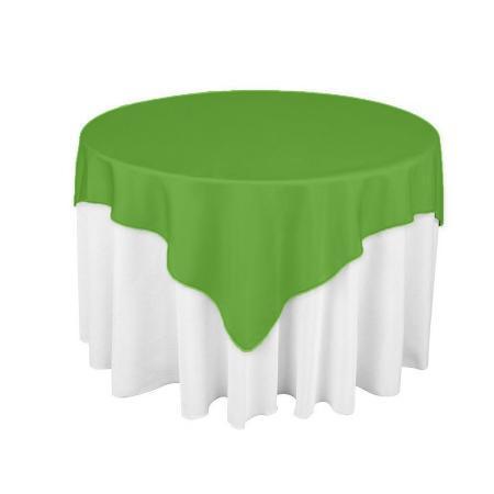 Lime Green Square Polyester Overlay Tablecloth 85" x 85"