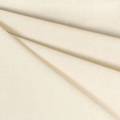  Muslin Fabric Natural Unbleached 100% Cotton Fabric, Sold by  The Yard Folded (60)