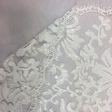 White Beyonce Lace Fabric - Evening Gown Lace