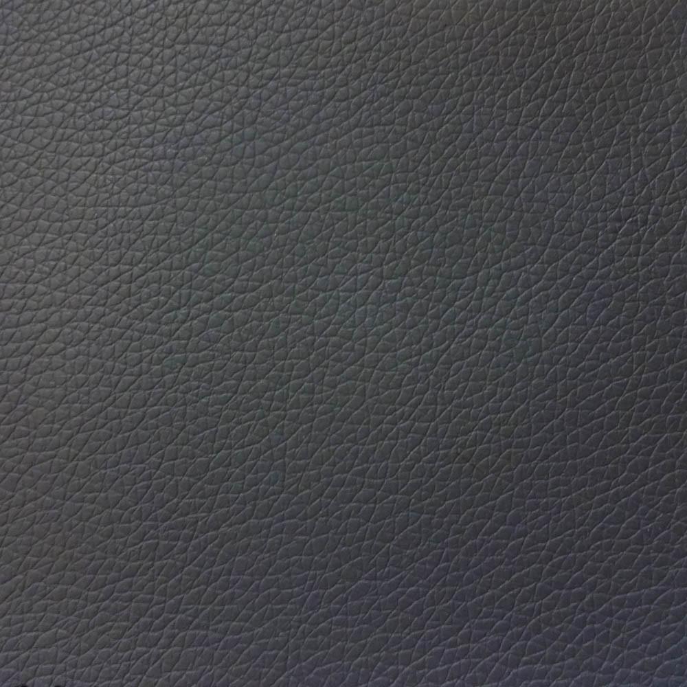 Charcoal 1.2 mm Thickness Soft PVC Faux Leather Vinyl Fabric / 40 Yards Roll